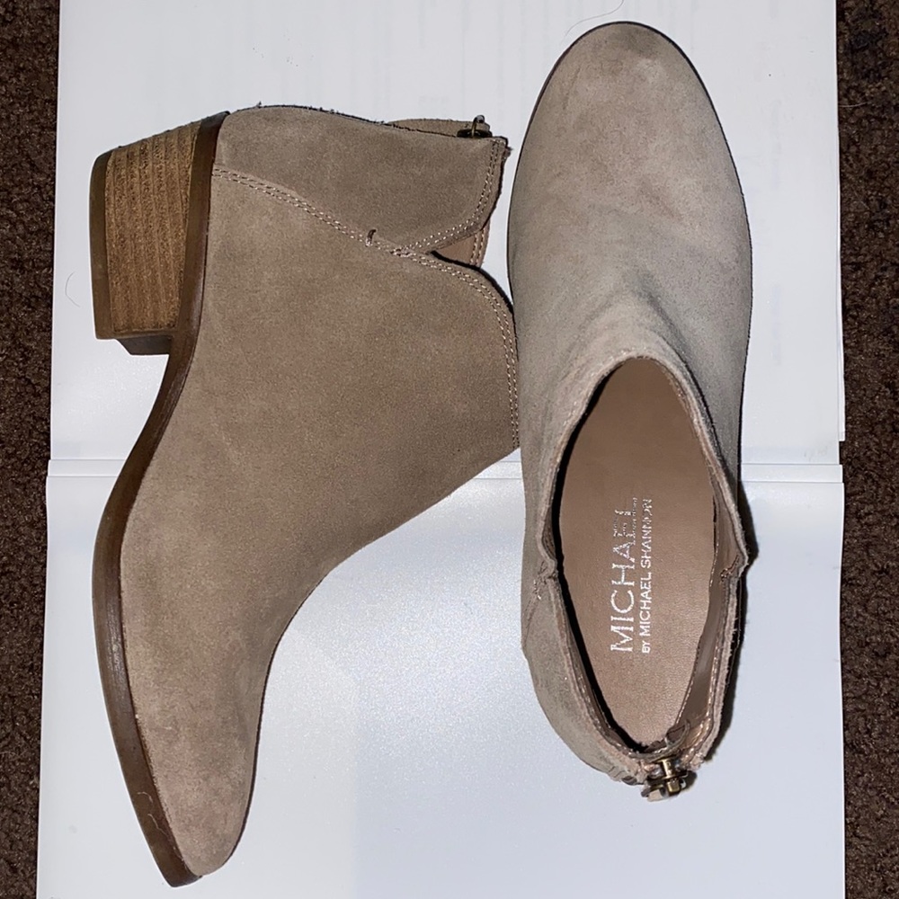 Michael By Michael Shannon tan booties